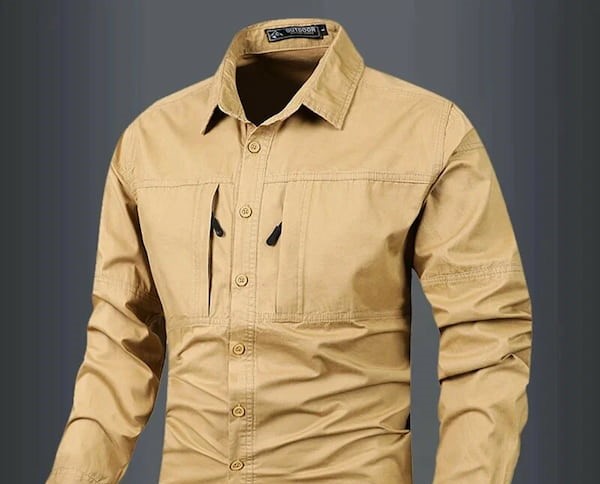 پیراهن مردانه ضدآب مقاوم و سبک برای هوای بارانی